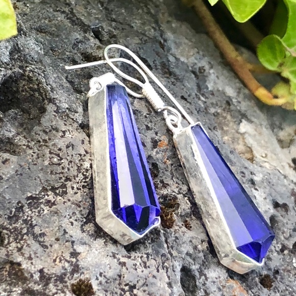 SOLD Amethyst Earrings - Picture 2 of 8